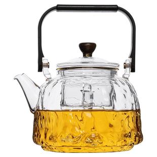雅集茶具高硼硅玻璃煮茶壶烧水泡茶壶家用电陶炉套装大容量煮茶器