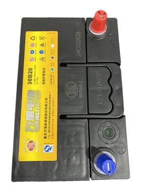 万里电池12V36安免维护蓄电瓶