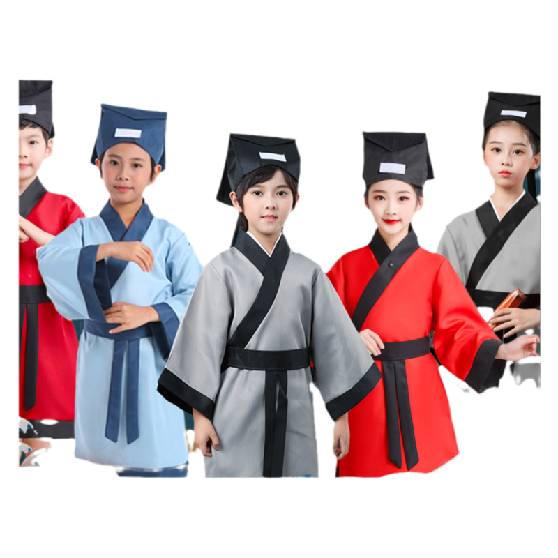 儿童汉服学生开笔礼服