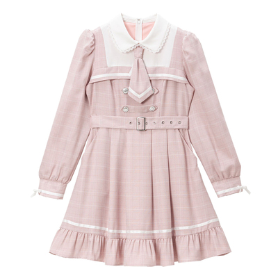 梦展望小侦探连衣裙学院风