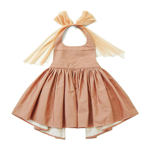 2026新款宝宝用餐反穿衣围兜儿童罩衣女童画画衣拒水抗污围裙