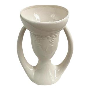 安木良品 外贸原单 复古ins创意抽象艺术陶土色陶瓷摆件花插花瓶