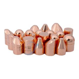 点焊机电极帽碰焊机电极头氧化铝点焊头铬锆铜电极帽连接杆可定制