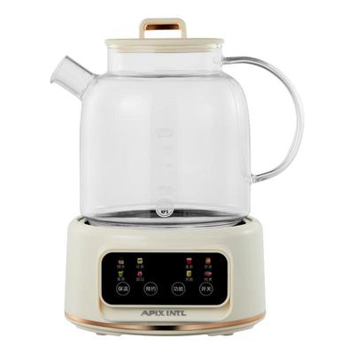 日本Apixintl安本素养生壶全玻璃家用小型办公室多功能烧水花茶壶