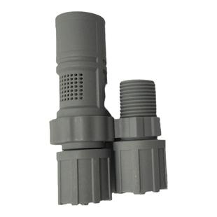 加药计量泵电磁泵配件过滤器注射阀单向阀 逆止阀三连件泵头4*6MM