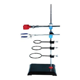 铁架台实验室用50cm60cm铁三环固定夹三爪夹德式十字夹烧瓶冷凝管烧杯夹配件支架化学实验室器材仪器