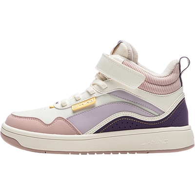 李宁童鞋加绒高帮板鞋二棉鞋