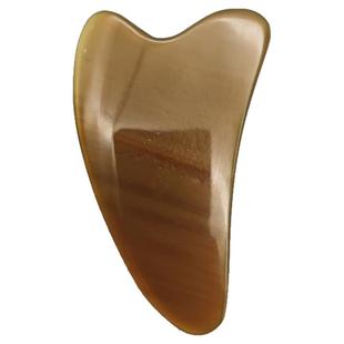 薄片牛角三角面刮痧板片清洁护理美容拨筋棒脸部刮脸板心形出痧快