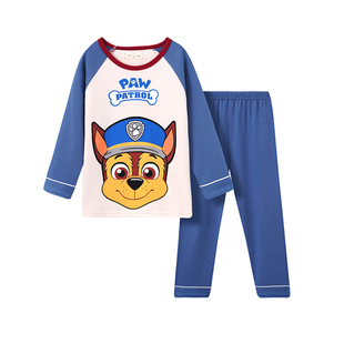 亲子睡衣春秋季长袖纯棉一家三口母女休闲装情侣家居服男童套装夏