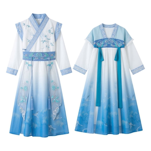 儿童汉服男童女童2026春夏新款国风古装国学服幼儿园开笔礼演出服