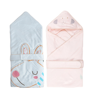 丽婴房寝具 男女宝宝时尚新生儿儿童竹纤维包巾被 2025夏款蜡烛包