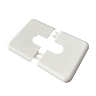 20倾斜暖气管装饰盖长方形分体粘贴燃气管单管双管通用装饰盖遮挡