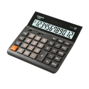casio/卡西欧DH-12 商务办公计算器现货包邮太阳能全国联保计算机