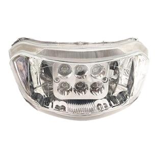 包邮12V踏板摩托车改装配件GY6新款100巧格二代LED灯泡前大灯总成