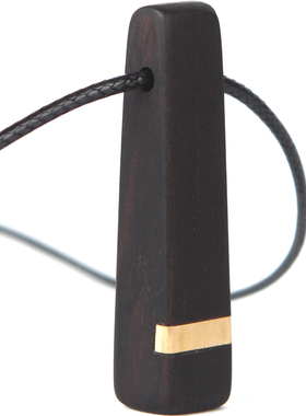 mt檀韵原创意手工吊坠木质黑檀木