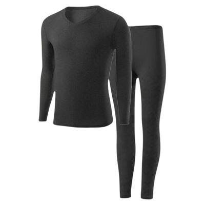 红豆居家莫代尔情侣发热保暖内衣