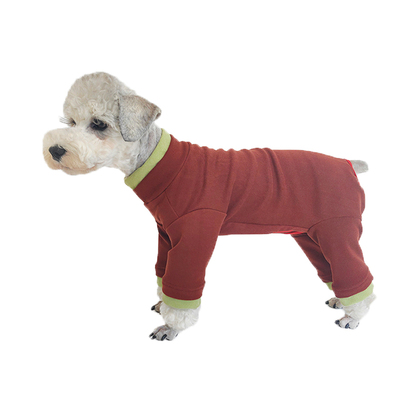 泰旺狗狗发热德绒包肚拼色领衣服