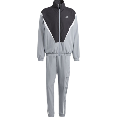 Adidas/阿迪达斯正品新款男士拼接时尚长袖长裤套装IJ6072