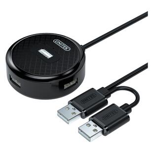 优越者USB分线器4口扩展hub供电1.2米多接口电脑扩充器硬盘拓展坞