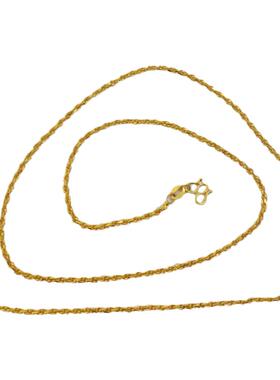 铜镀金O链男女通用保色素链项链