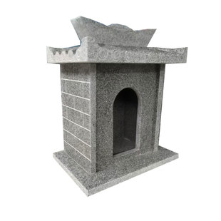 石雕土地庙城隍庙黄胡庙石头房子土神龛摆件庭院户外定制包邮到家