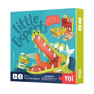 toi图益职业大作战桌游幼儿六合一游戏棋类游戏亲子互动玩具4岁6