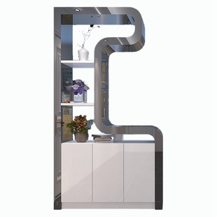 北欧玄关柜隔断柜进门鞋柜多功能门厅柜简约现代隔断屏风客厅定制