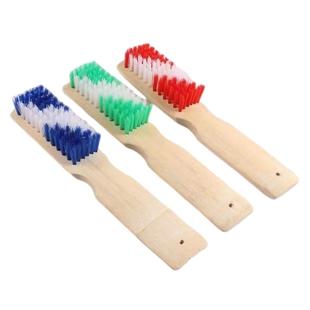 家用加厚长柄木质竹质洗鞋刷鞋刷硬毛洗衣刷地板刷清洁不伤鞋刷子