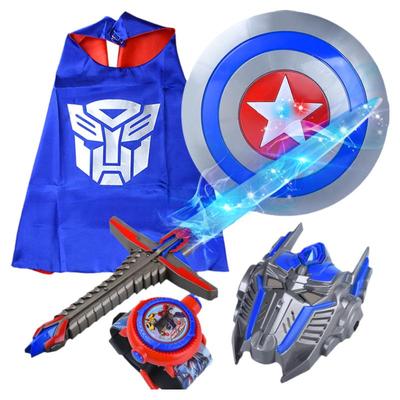 男孩光剑激光剑发光刀剑盾牌玩具