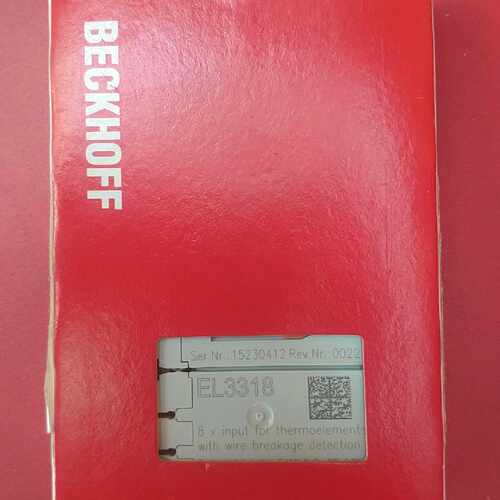 倍福Beckhoff EL3318全新原装正品，8路热电偶输-议价