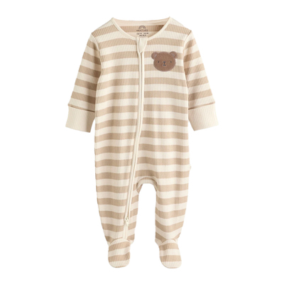 英国NEXT居家拉链春秋小熊连体衣