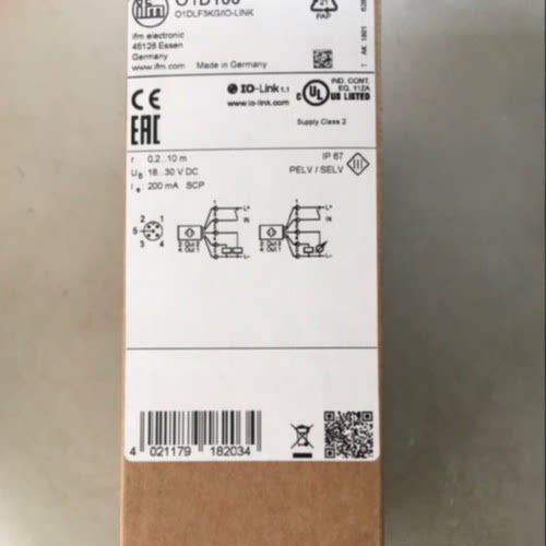 议价O1D100 01D100 O1D101激光测距传感器O1DLF3KG/IO-LINK德国易