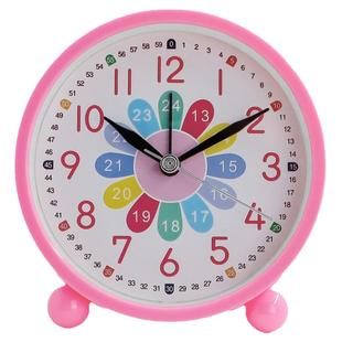 学生闹钟儿童早教小闹表桌面起床神器可爱简约闹钟卧室学习时钟表