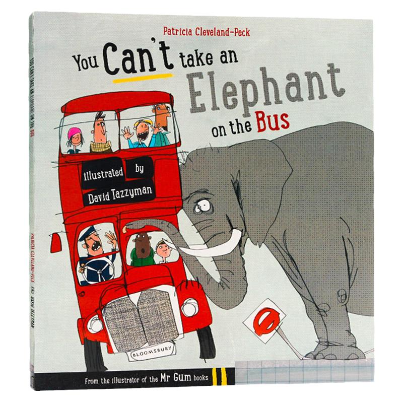 英文绘本You Can't Let an Elephant Drive a Digger你不能让大象开挖掘机平装大开本儿童英语启蒙图画故事书绘本 原版英语书籍