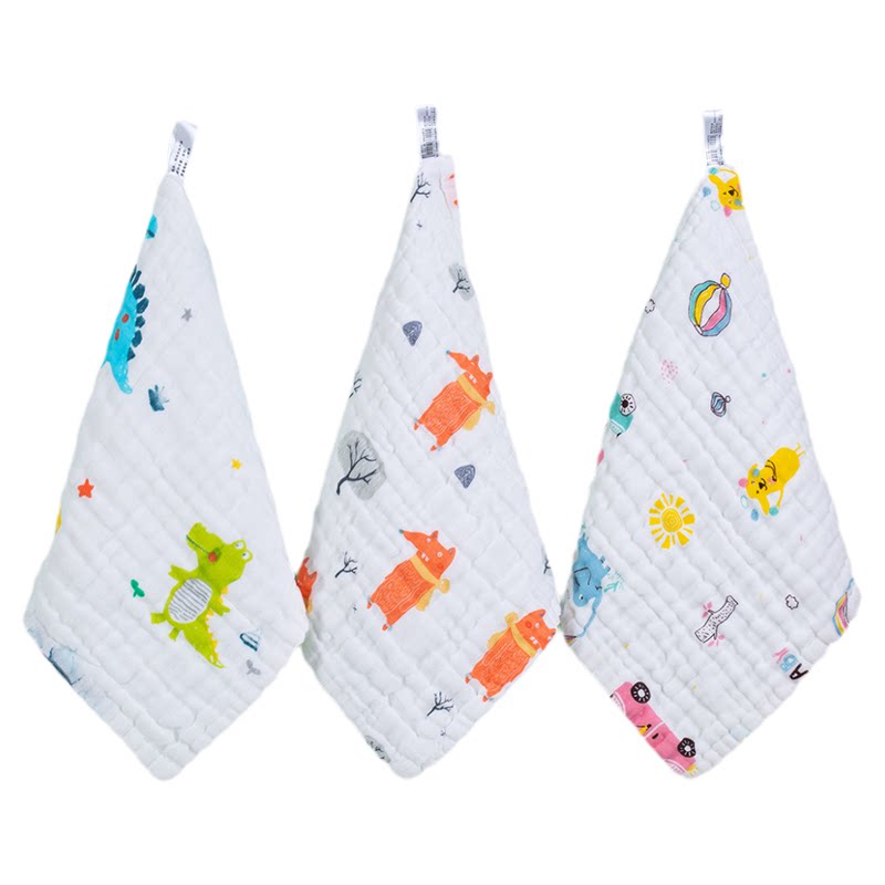 纯棉柔软纱布洗脸巾婴儿洗澡巾
