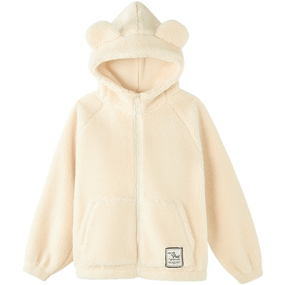 笛莎旗舰店童装女童外套2025秋冬装中大童儿童加绒加厚上衣迪莎