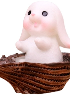 可爱风盲盒垂耳小白兔卡通动物