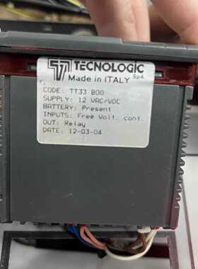 议价意大利铁诺骑TECNOLOGIC温控器TT33 B00升级TT34全新原装正品