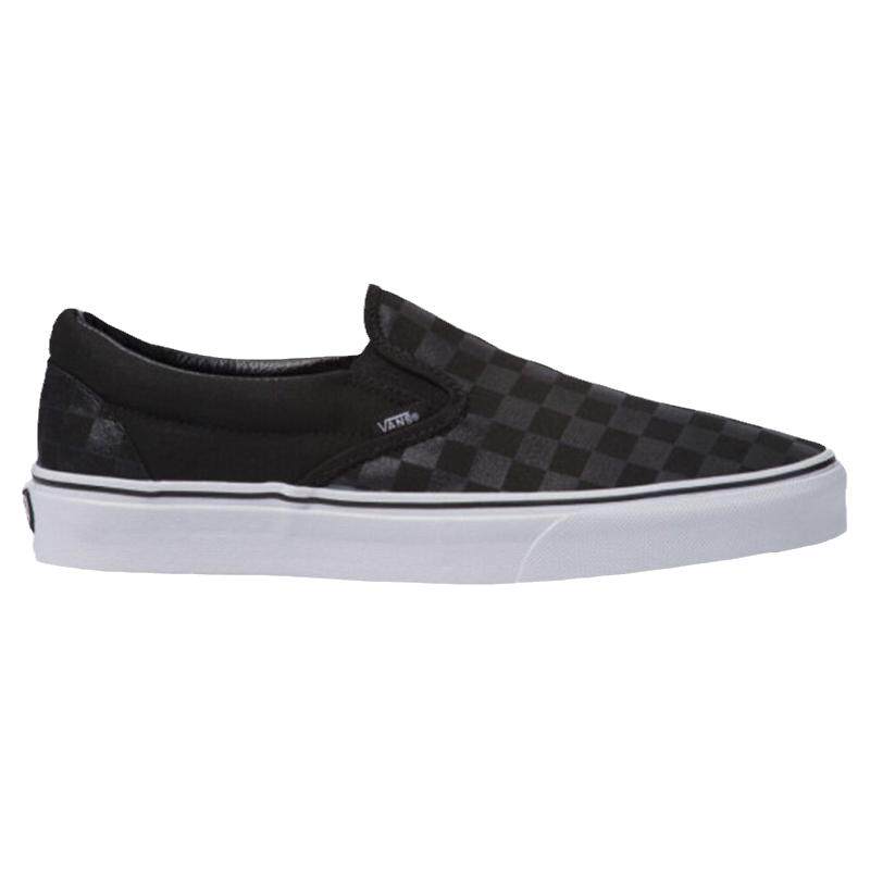 vans/范斯男帆布鞋套脚低帮棋盘