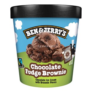 ben&jerry本杰瑞冰激凌巧克力布朗尼四拼薄荷巧克力冰淇淋大桶