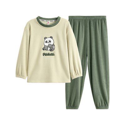 芬腾秋冬季男童珊瑚绒睡衣