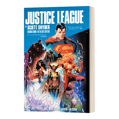 英文原版 Justice League by Scott Snyder Book One Deluxe Edition 正义联盟01 豪华精装版 精装 英文版 进口英语原版书籍