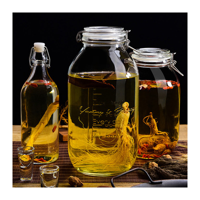 scybe喜碧泡酒玻璃瓶密封泡酒瓶