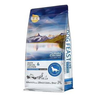 心粮汪的盛宴肉松狗粮心粮狗粮鲜肉鸭肉梨全价成犬幼犬通用型狗粮