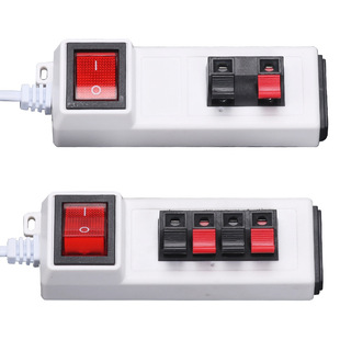 试灯器试灯夹220电压led快速测试夹子检测带开关老化夹测亮4位2位