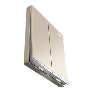 罗格朗逸景米兰金带LED指示开关插座面板多孔五孔86型16a空调插座