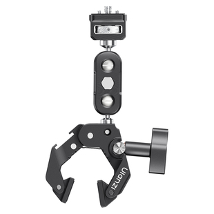 Ulanzi优篮子 CO78万向豌豆荚套件多功能手机运动相机微单稳定器金属冷靴360°横竖拍照摄影配件桌面固定支架