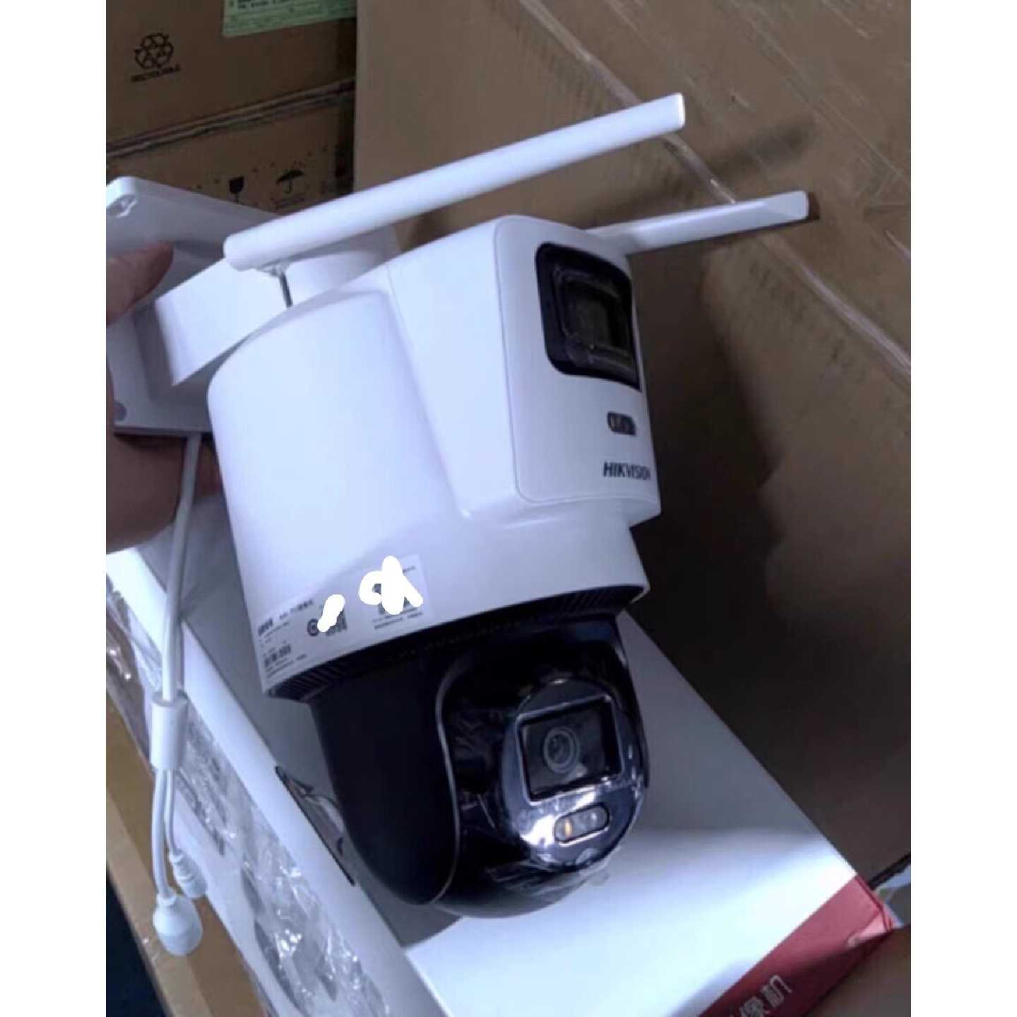 议价海康威视双镜头双摄监控400万4G太阳能球机DS2DE3Q维修