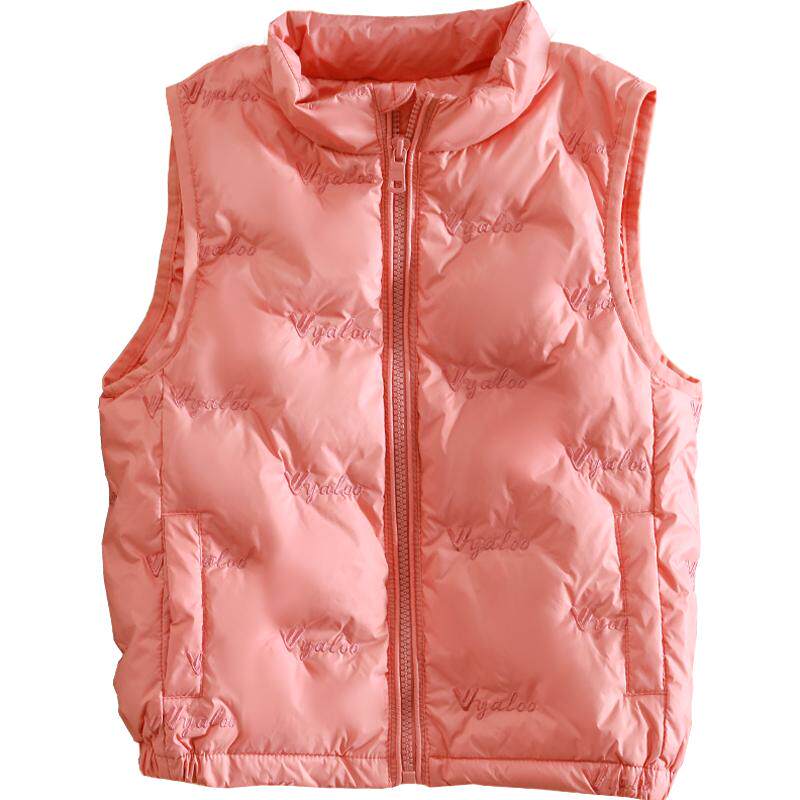 雅鹿儿童羽绒马甲外穿背心男童女童宝宝轻薄羽绒服内胆青少年马夹