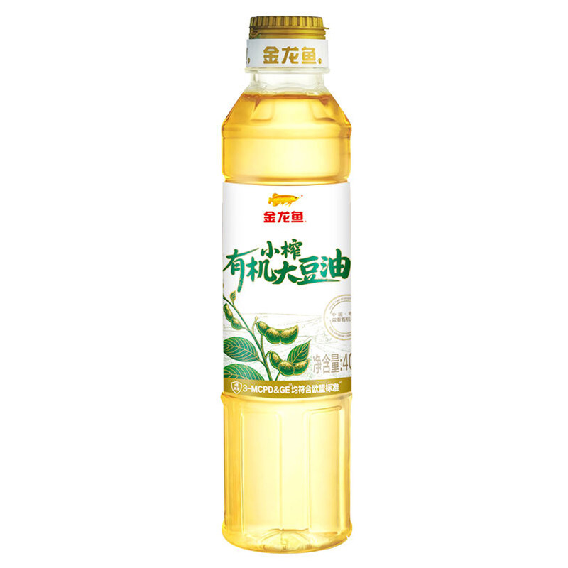 金龙鱼小榨有机大豆油400ml大豆油